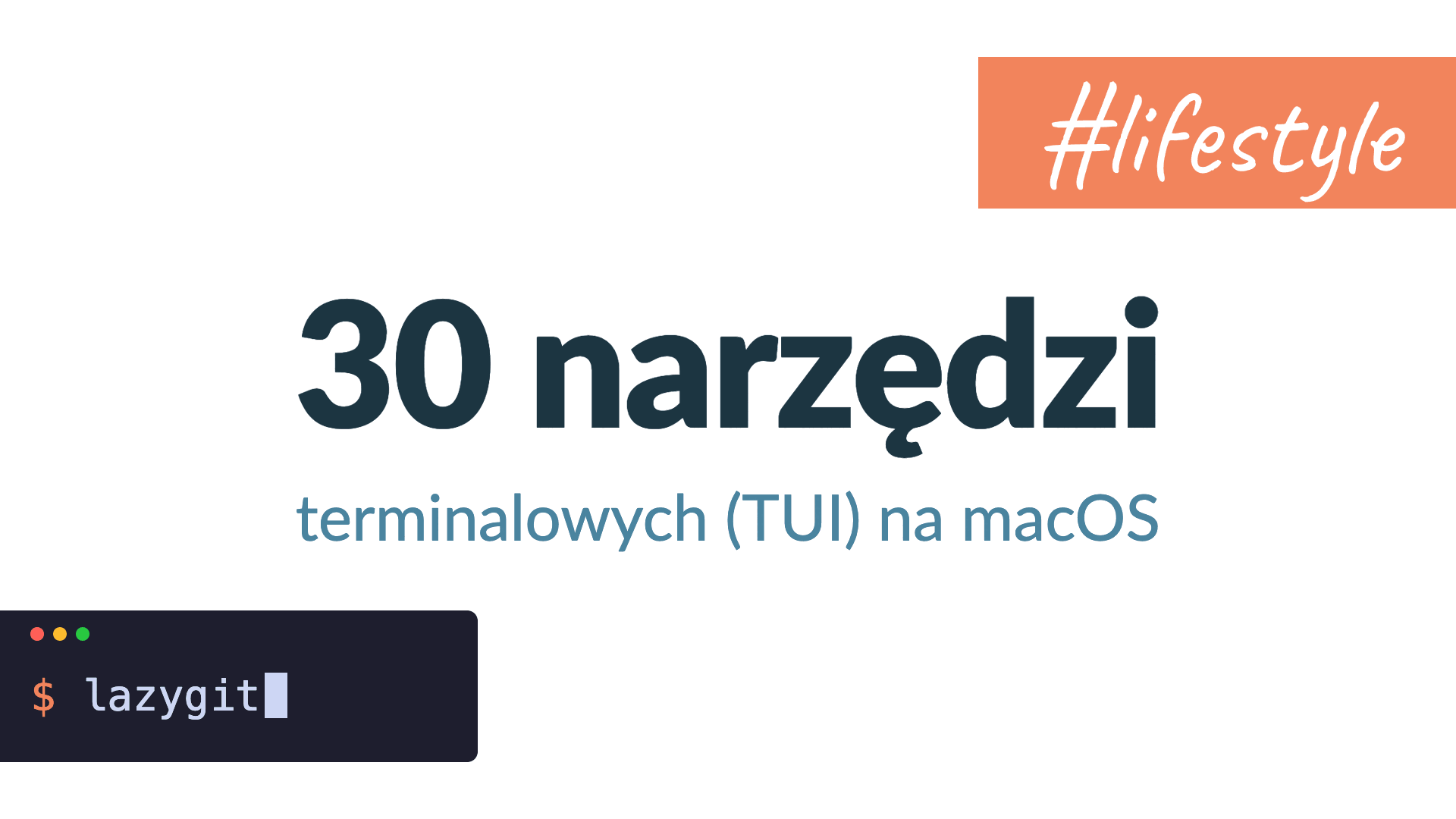 30 narzędzi terminalowych (TUI) na macOS: moja lista