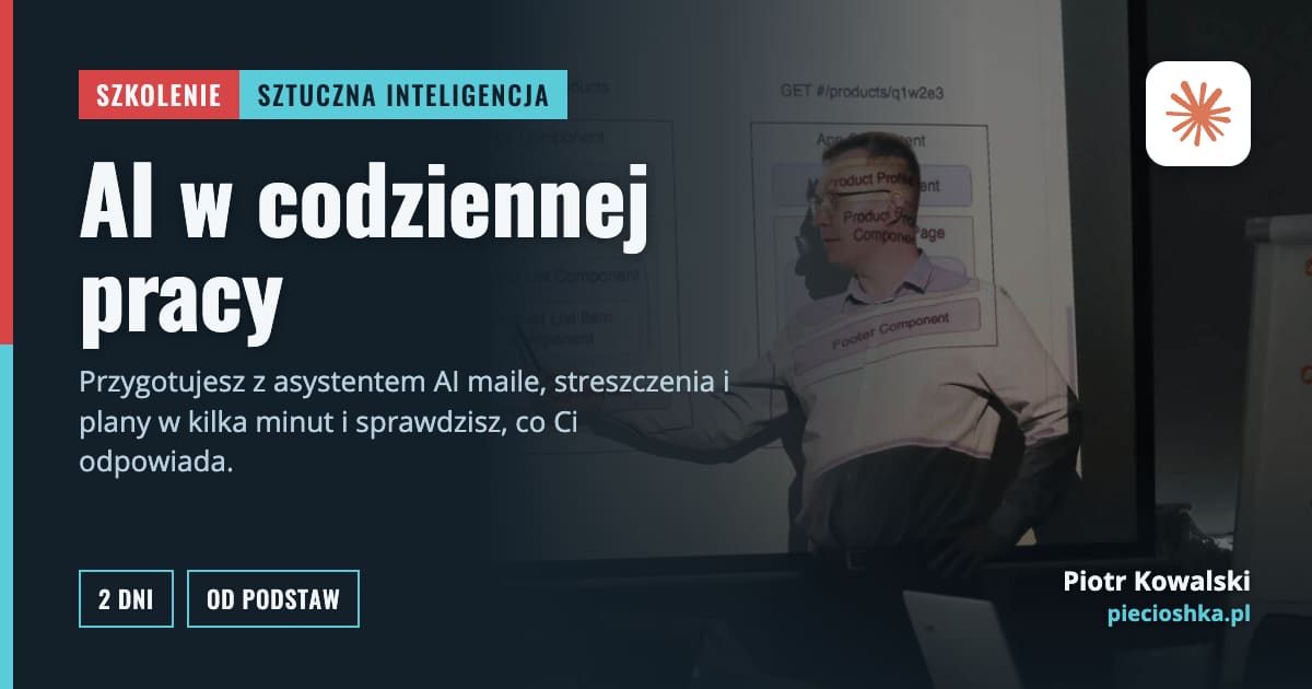 Szkolenie AI w codziennej pracy