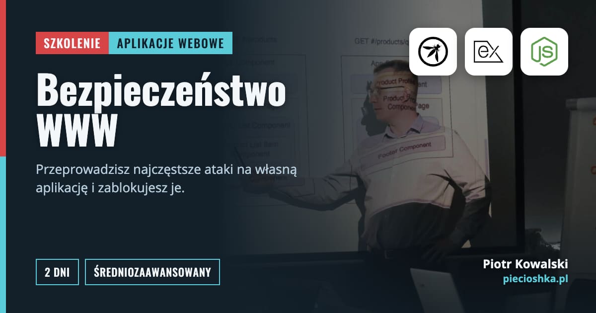 Szkolenie Bezpieczeństwo WWW