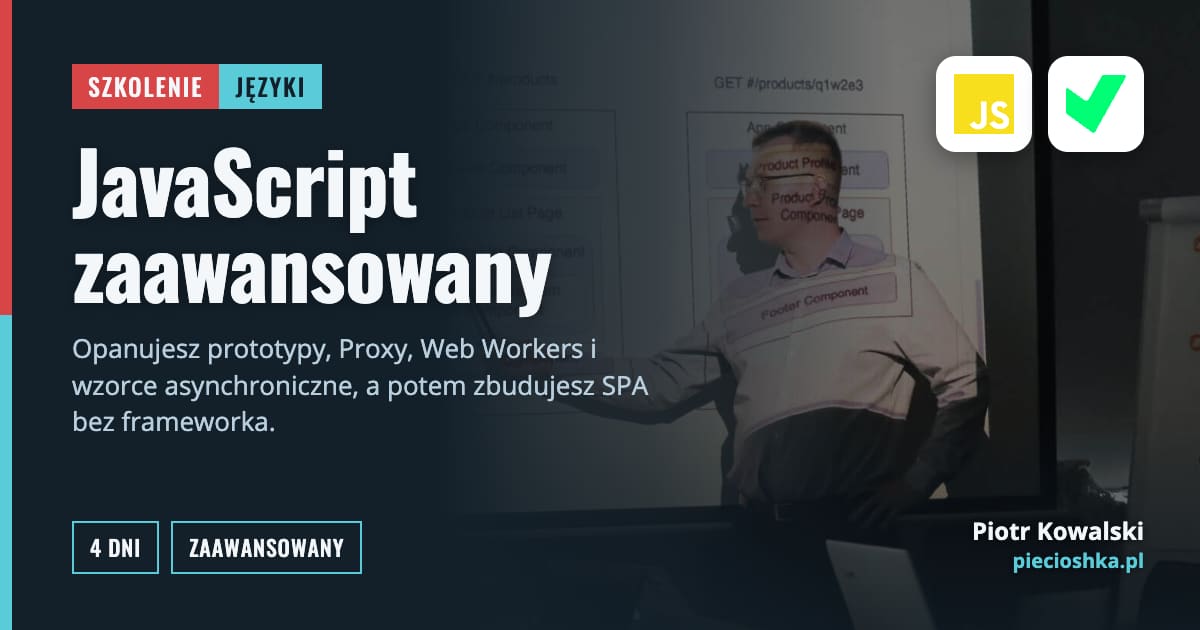 Szkolenie JavaScript zaawansowany