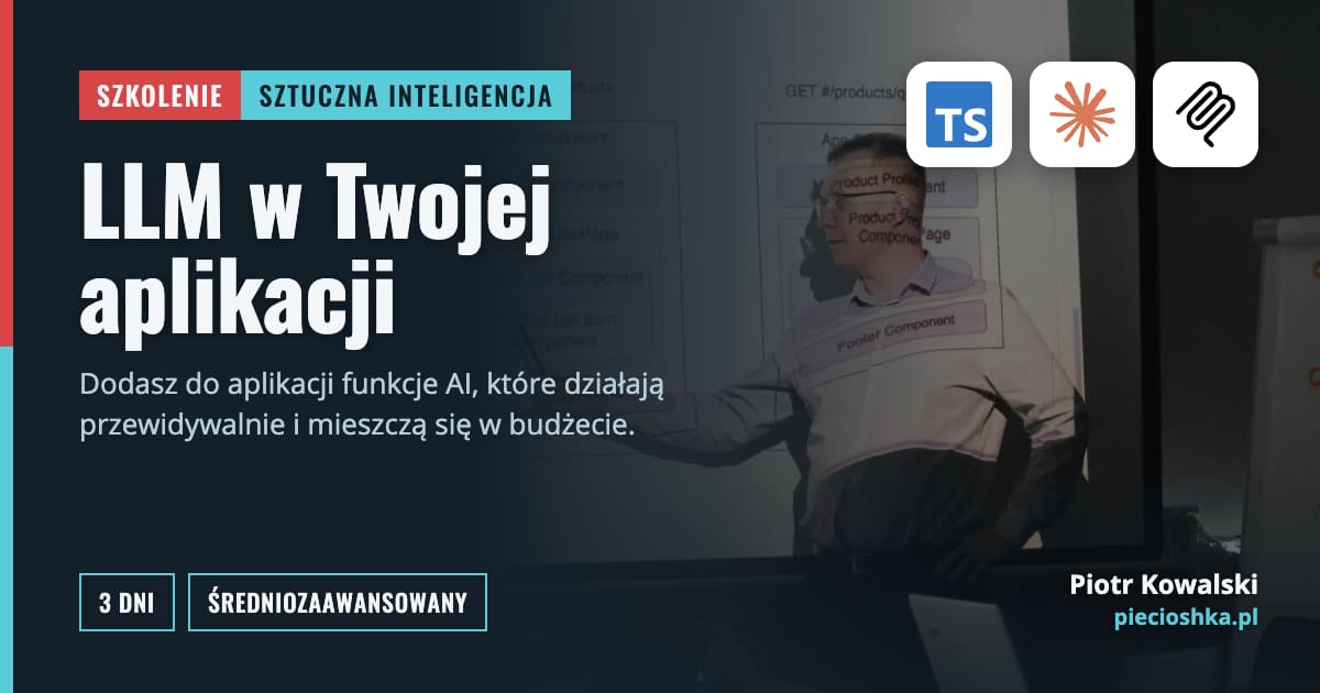 Szkolenie LLM w Twojej aplikacji
