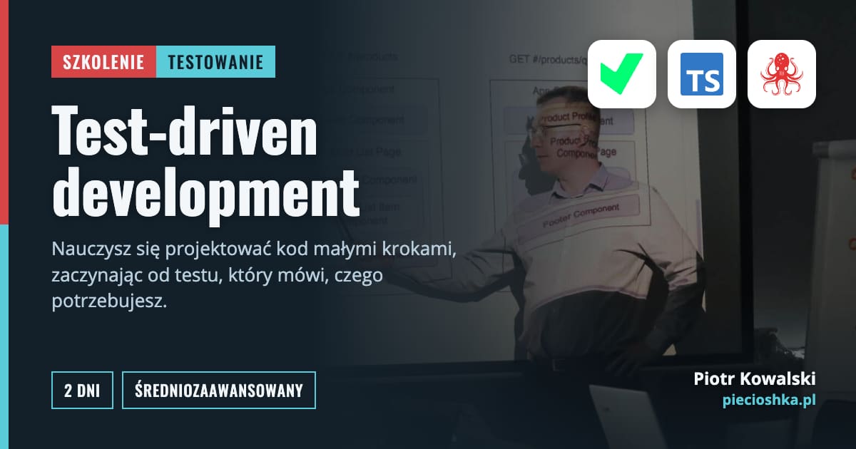 Szkolenie Test-driven development