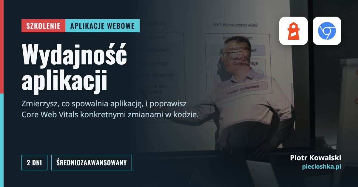 Szkolenie Wydajność aplikacji